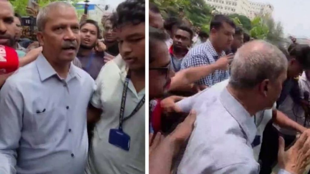’ভুয়া ভুয়া’ স্লোগানের পর অবরুদ্ধ, ৯ ঘণ্টা পর মুক্ত ২ উপদেষ্টা ও প্রেস সচিব