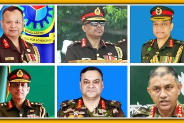 সেনাবাহিনীর আরো ৬ পদে রদবদল