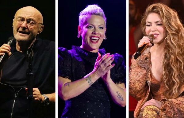 রক অ্যান্ড রোল হল অব ফেমের মনোনয়নে ফিল কলিন্স, ওয়েসিস, পিংক ও শাকিরা