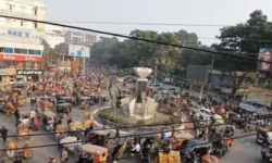 প্রধানমন্ত্রী হিসেবে প্রথম বগুড়া সফরে তারেক রহমান, উৎসবমুখর পরিবেশ