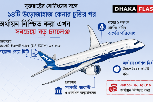 বোয়িংয়ের ১৪ উড়োজাহাজ কিনতে অর্থায়নই বড় চ্যালেঞ্জ, আন্তর্জাতিক ঋণ সহায়তা খুঁজছে বিমান