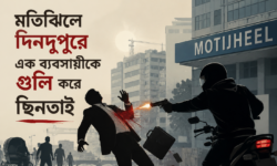 রাজধানীর মতিঝিলে দিনে দুপুরে ব্যবসায়ীকে গুলি করে ছিনতাই