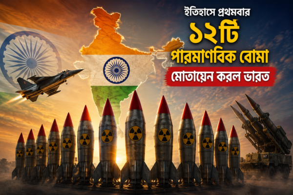 ইতিহাসে প্রথমবার ১২টি পারমাণবিক বোমা মোতায়েন করল ভারত